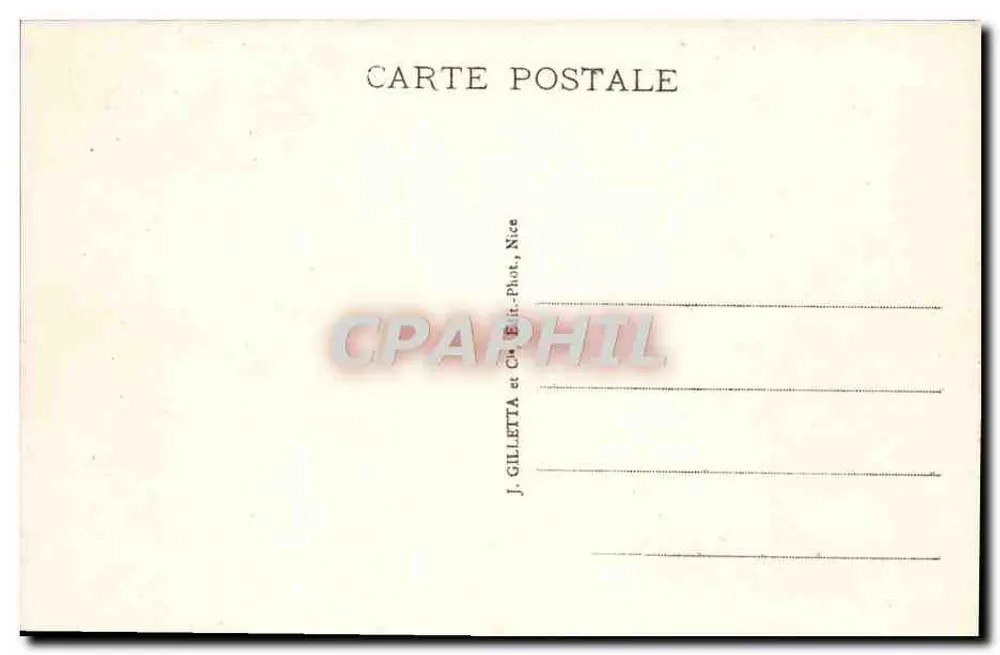 Touet-de-Beuil e a Vale do Var (Alpes-Maritimes) — Editor J. Gilletta - Verso