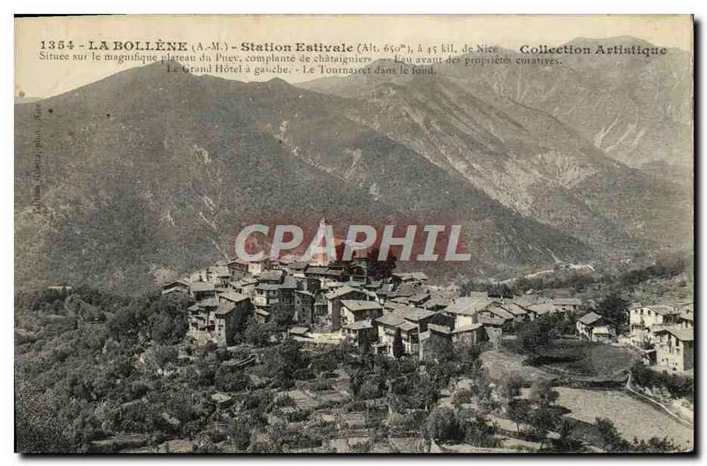 La Bollène (A.-M.) — Estação de Verão (Alt. 650m) — Editor Giletta, Nice, n° 1354 - Frente