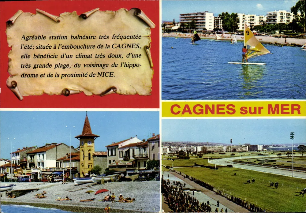 Cagnes-sur-Mer — seaside station at the mouth of the Cagnes, near Nice — S.E.P.T. Editions n°274 - Front