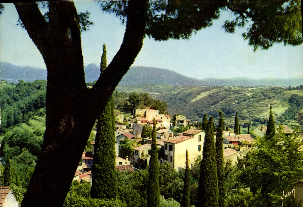 Vista das Alpes — Cagnes (Alpes-Maritimes) — Editor S. OLEIL - Frente
