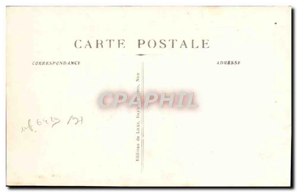 CANNES - Quai Saint-Pierre — uitzicht op de haven met boten — Edities de Laxe, Nice, n° 459 - Achterkant