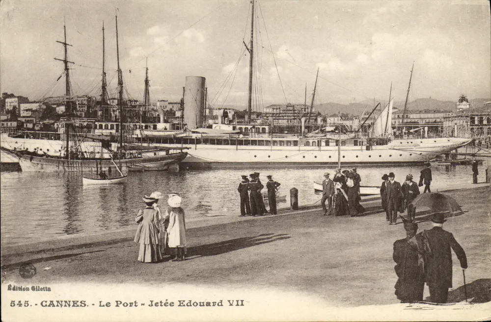 CANNES - Der Hafen - Pier Édouard VII — Gilletta Edition, Nr. 545 - Vorderseite