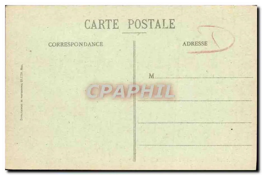 CANNES - Der Hafen - Pier Édouard VII — Gilletta Edition, Nr. 545 - Rückseite