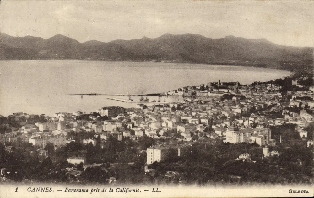 CANNES — Panorama aus der Californien — LL. — Selecta - Vorderseite