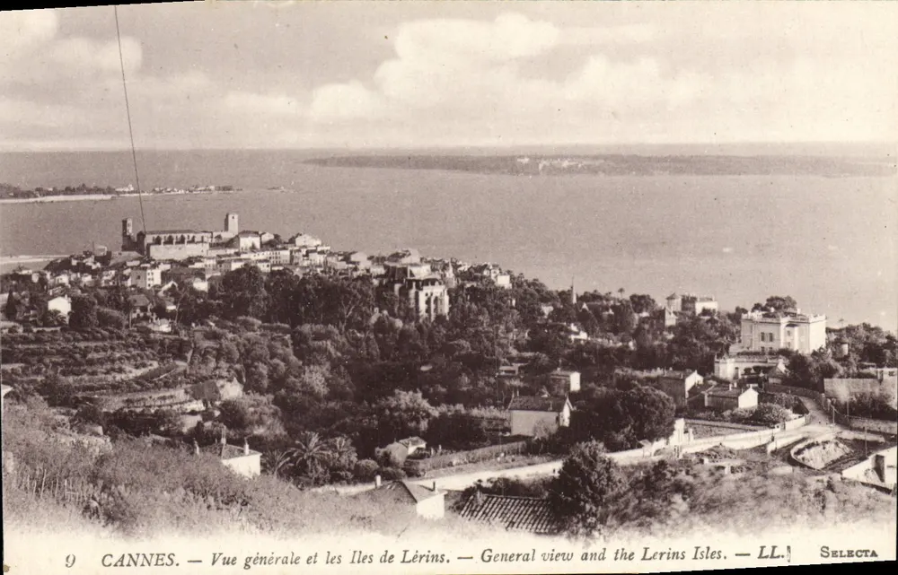 CANNES — Allgemeiner Blick und die Îles de Lérins — LL. SELECTA - Vorderseite