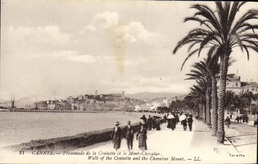 CANNES — Promenade de la Croisette und Mont-Chevalier — LL. - Vorderseite