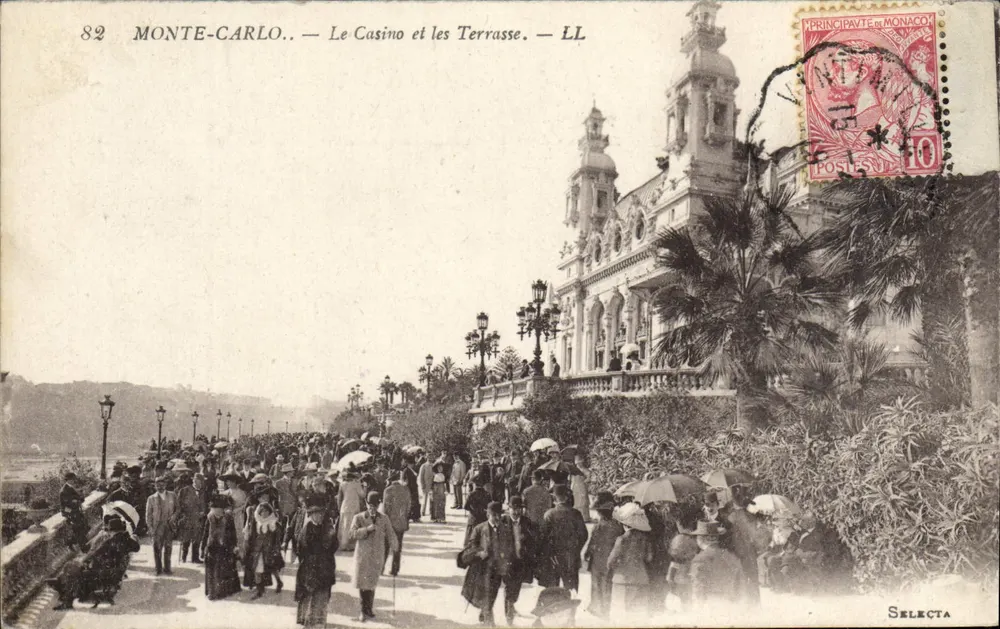 Monte-Carlo — Das Casino und die Terrasse — LL - Vorderseite