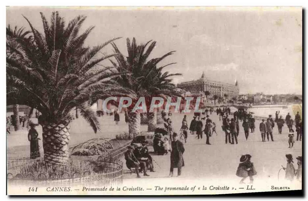 Cannes — Promenade de la Croisette — Selecta, n°141 - Frente