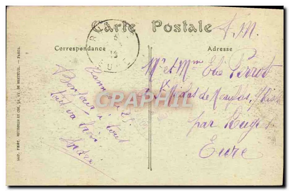 CANNES (Alpes-Maritimes) — Le Casino municipal — IND. NOL. n° 547 - Verso