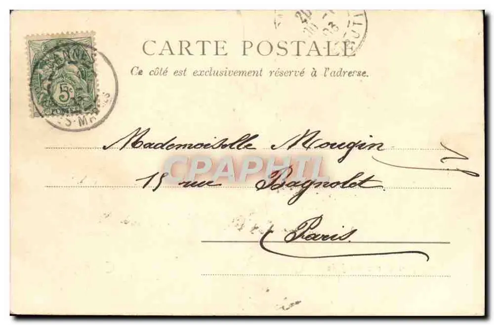 Hafen und neue Pier — Cannes — Bonneur-Sainte — Verlag Léon, n° 67282 - Rückseite