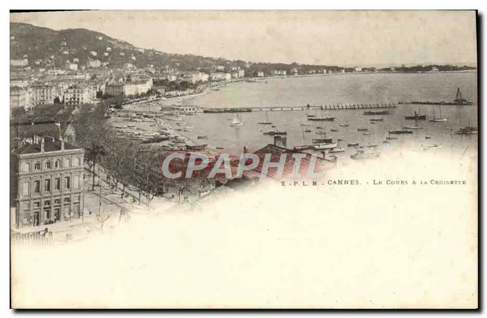 Cannes - Le Cours & La Croisette — 2. P.L.M. (editor) - Frente