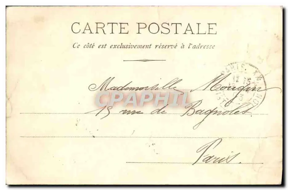 Cannes — Entrée du Boulevard Carnot — W. Stocker, Cannes, Nr 183 - Verso