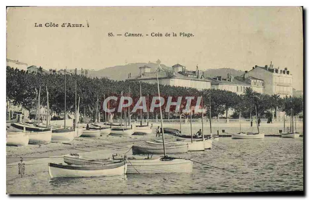 Cannes - Canto da Praia — A Costa Azul, série 85 - Frente