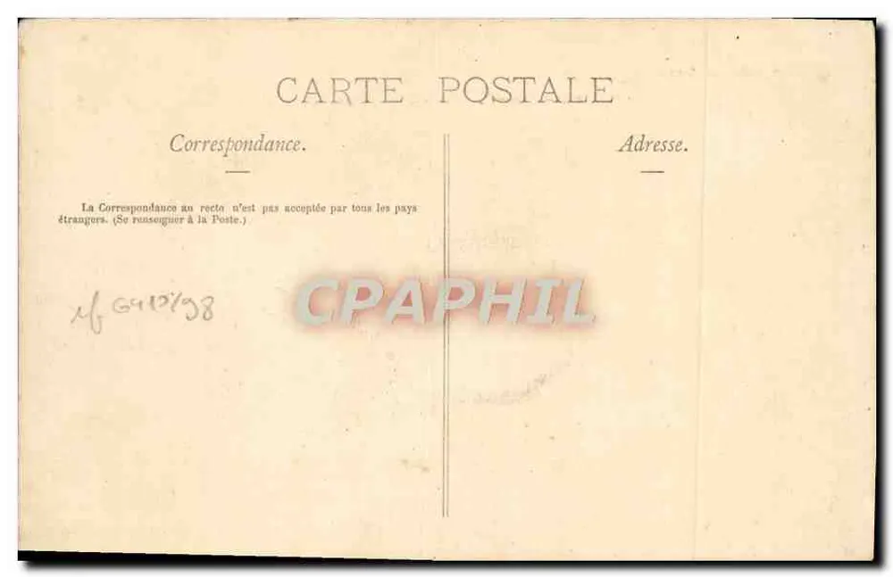 Cannes - Canto da Praia — A Costa Azul, série 85 - Verso