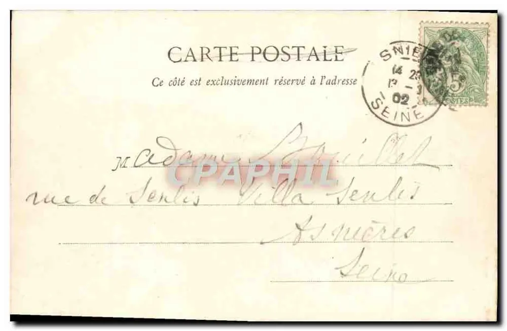 GANNES - O Porto e a Praia — Edição Gilelta, fot., Nice, n° 403 - Verso