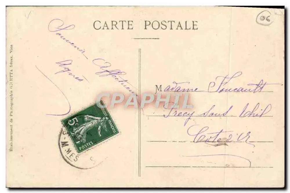 CANNES — Boulevard Carnot — Édition Gilletta, phot. Niece - Verso