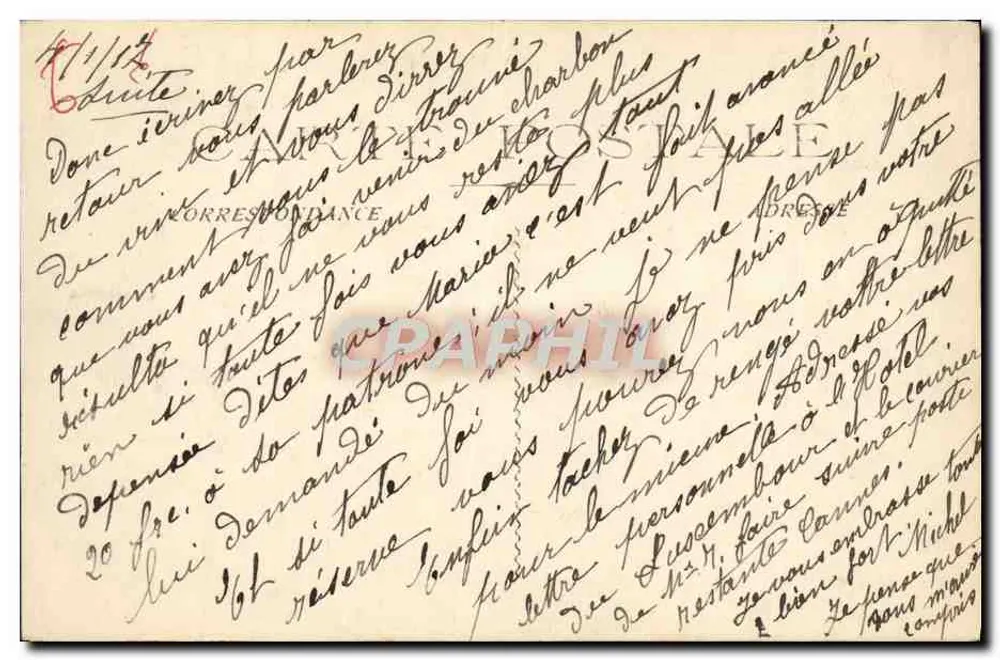 CANNES (A.-M.) - Tartane rentée — Lib Maillan, Edit Cannes 552 - Verso