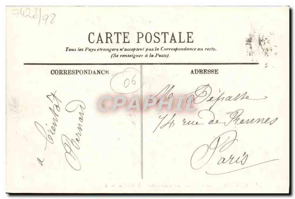 Cannes — Der Boulevard de la Croisette und das Casino — LL. — Nr. 21 - Rückseite