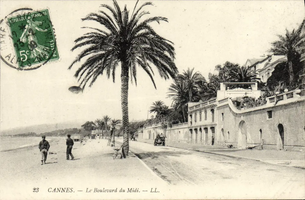 CANNES — O Boulevard do Meio-dia — LL. - Frente