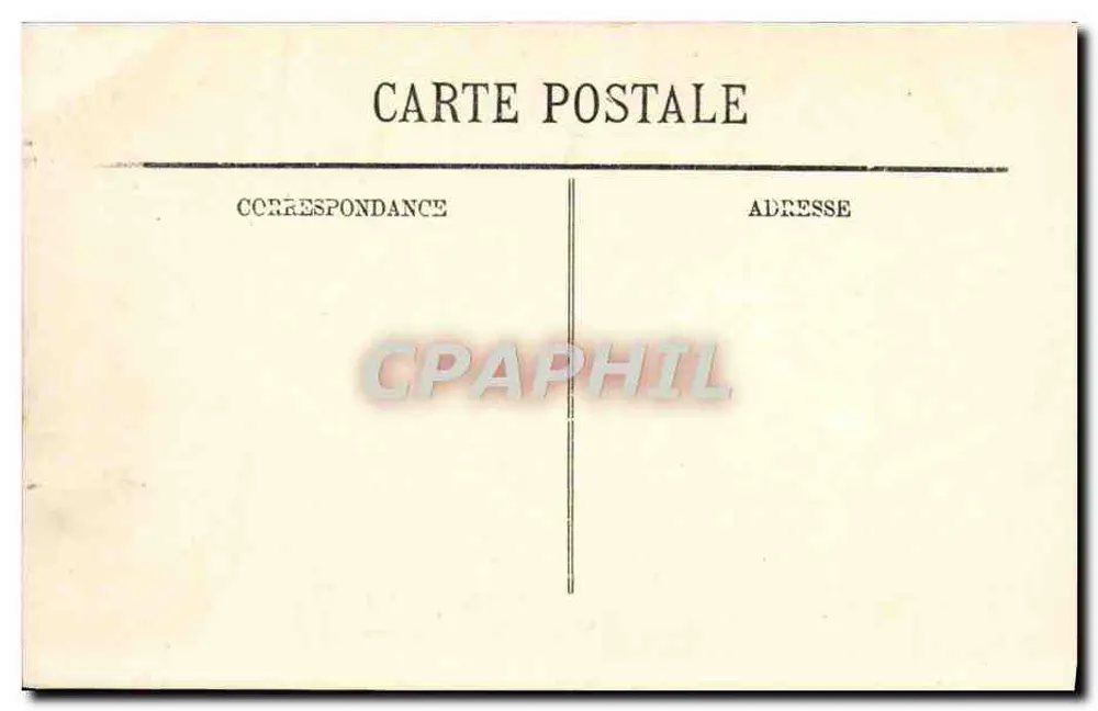 CANNES — Strand und Mont Chevalier — LL - Rückseite