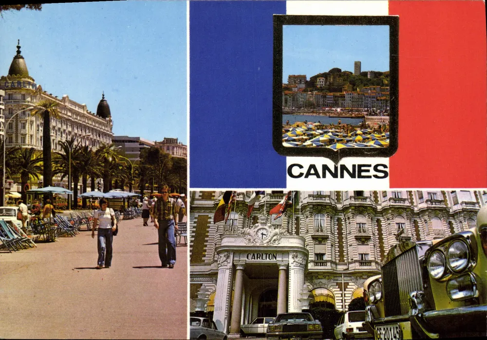 Cannes — Hotel Carlton i Promenade — Wydawnictwo Art ALTA - Awers