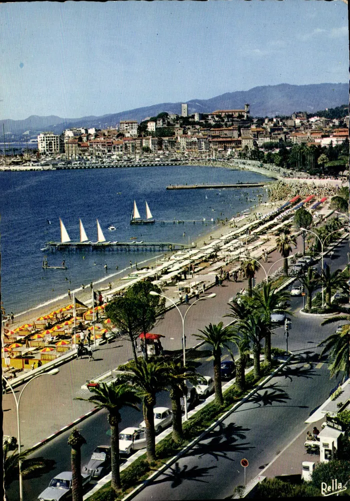 Cannes - La Croisette en het Suquet — Uitgever Rella, serie Rellacolor - Voorkant