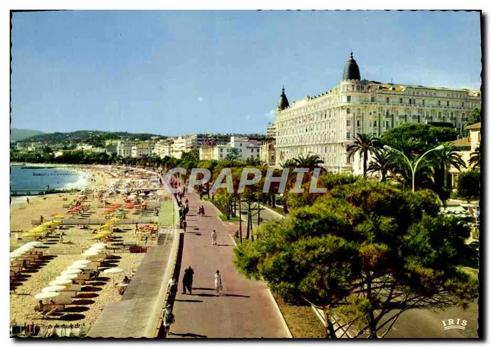 Cannes - A Croisette e a praia — Iris - Frente