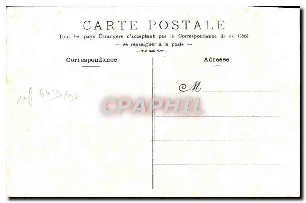 CANNES — Boulevard de la Croisette — editor não identificado - Verso