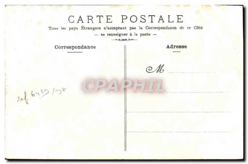 CANNES - Boulevard de la Croisette — vista da promenade cercada de palmeiras e do porto — editor não identificado - Verso