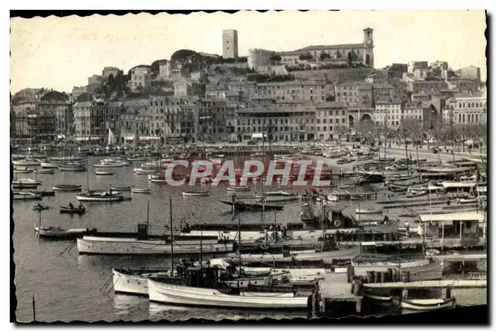 Cannes - Der Hafen und der Mont Chevalier — L. Gilletta & Cie, Nice - Vorderseite