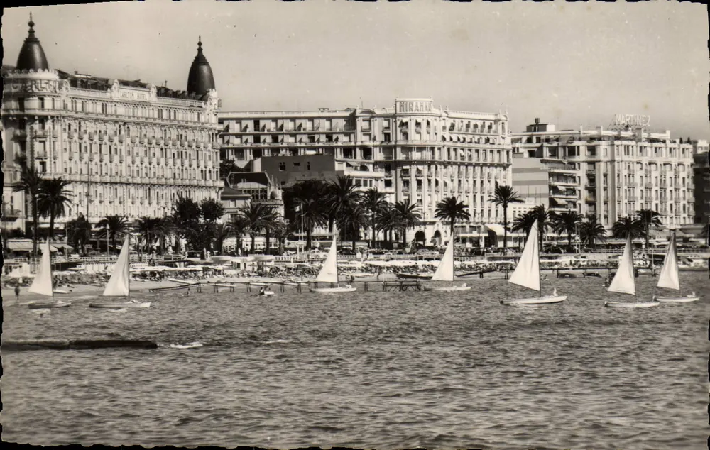 Cannes - Strand und Hotels - G. Gilletta, n°06 - Vorderseite