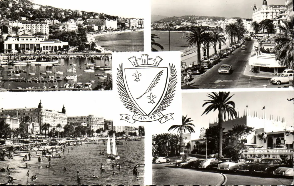 Cannes — Vista panorâmica e costas — Éditions S.F.P.T. n° 8-285 - Frente