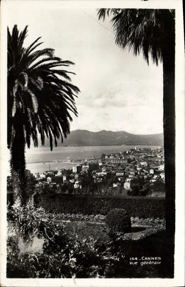 Cannes — Vista geral — Les Éditions « MAR » de Cimiez, Nice - Frente