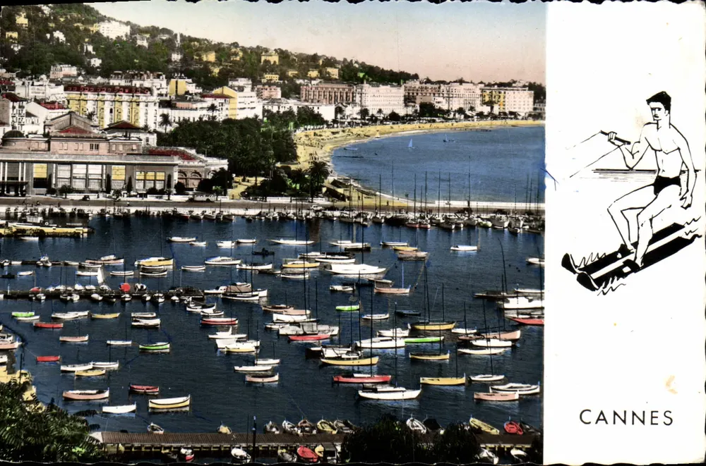 Cannes — Allgemeiner Blick vom Suquet — Éditions d'Art Montluët - Vorderseite