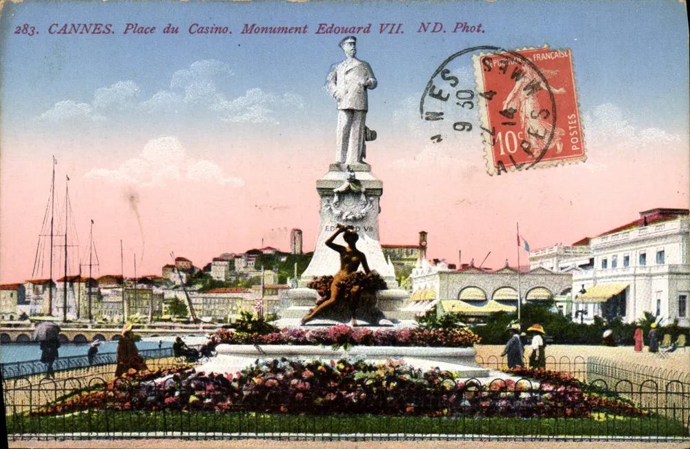 CANNES. Place du Casino. Monument Edouard VII. N.D. Phot. - Vorderseite