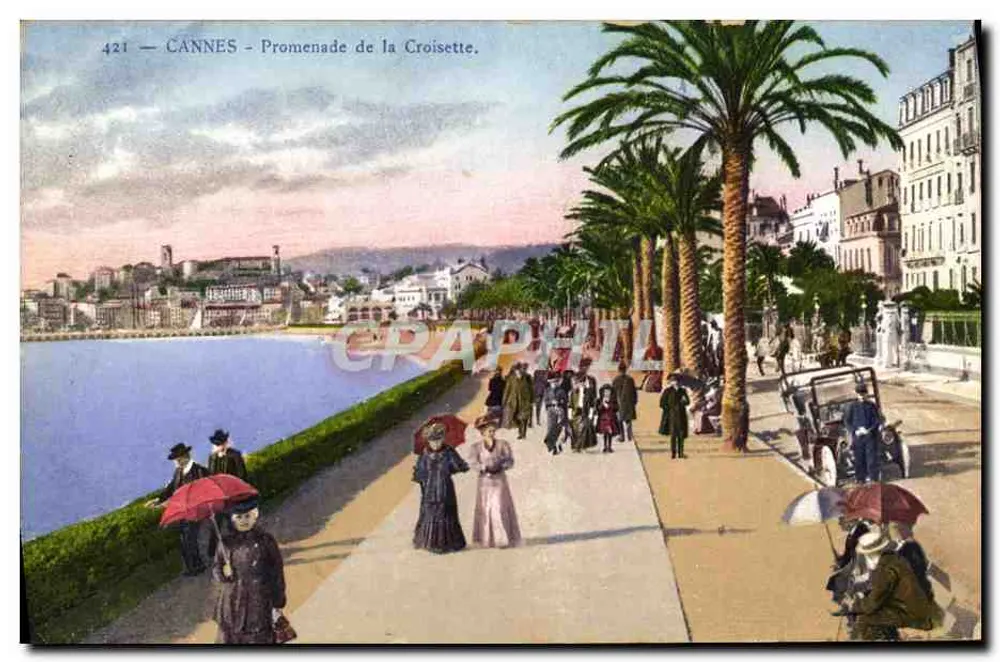 CANNES - Promenade della Croisette. - Recto