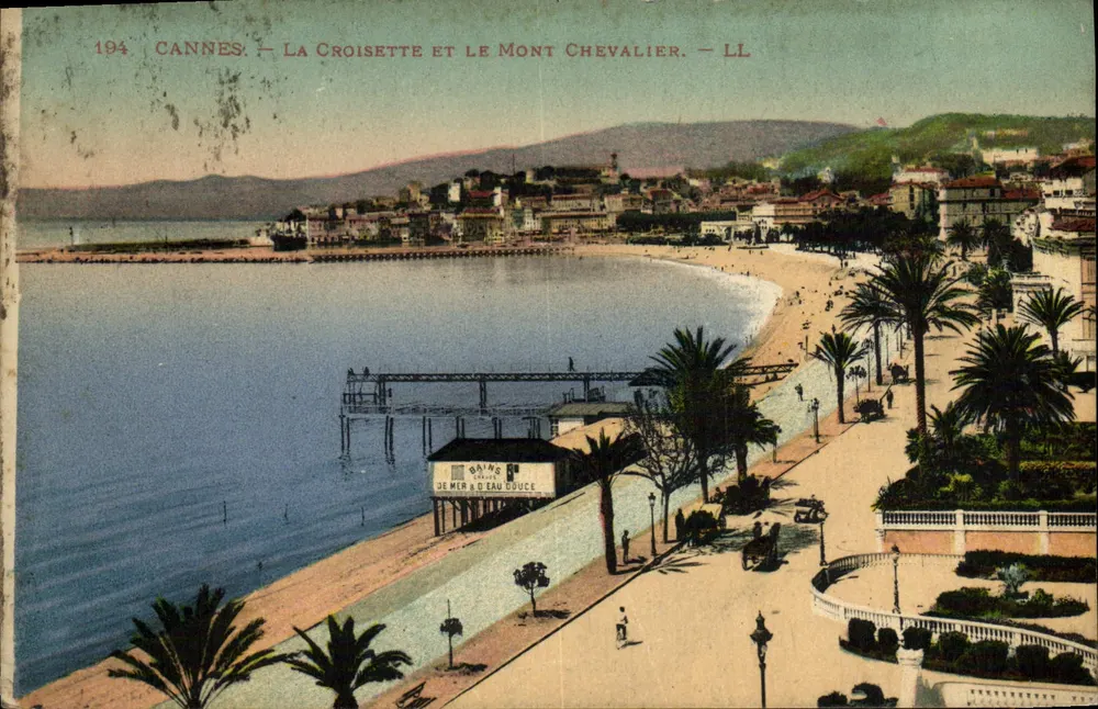 CANNES — La Croisette et le Mont Chevalier — LL - Vorderseite