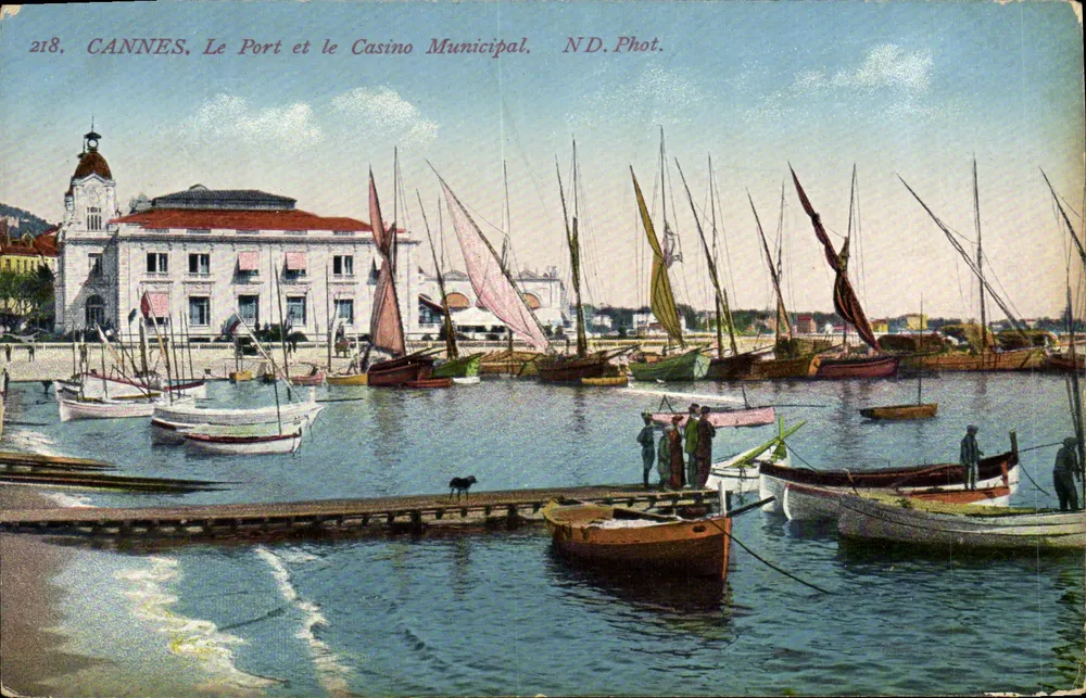 CANNES, Der Hafen und das Municipale Casino — N.D. Phot., n° 218 - Vorderseite