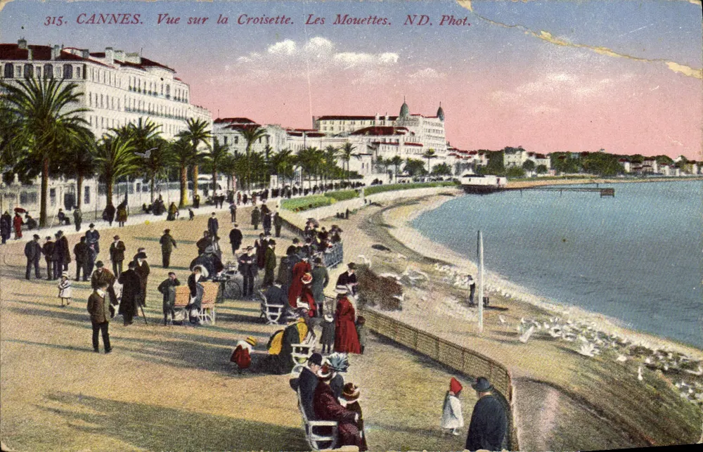 CANNES. Vue sur la Croisette. Les Mouettes. N.D. Phot. — n° 315 - Frente
