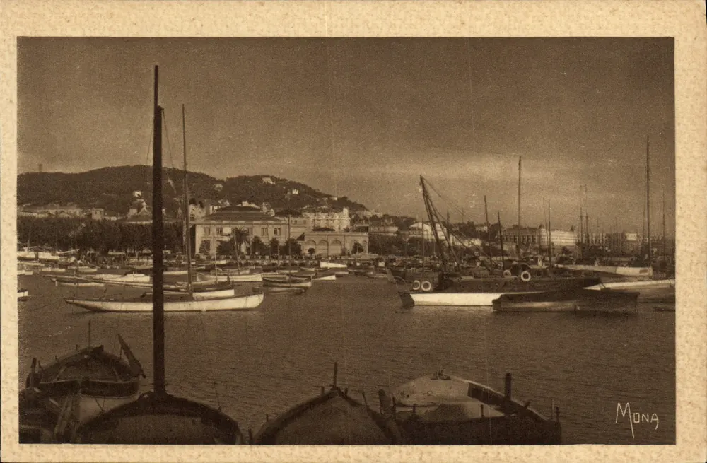 Cannes — Der Hafen und das Casino — Art Editions MONA, SE. 514 - Vorderseite