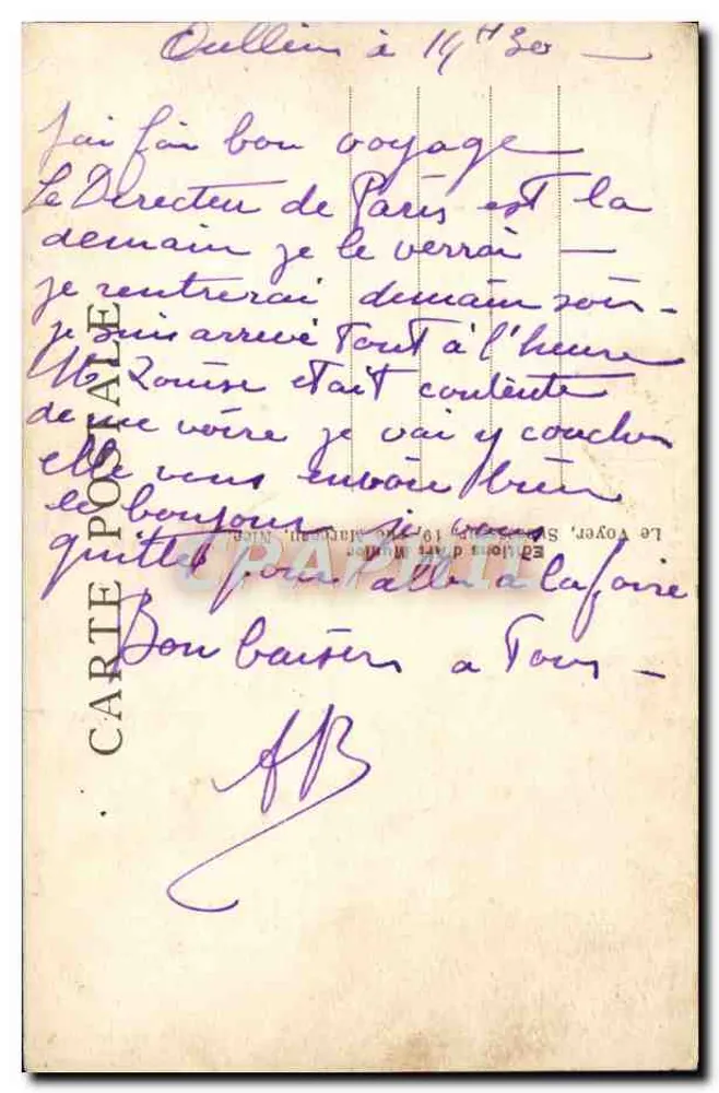 Cannes — A praia e os hotéis — Foto Munier, n°210 - Verso