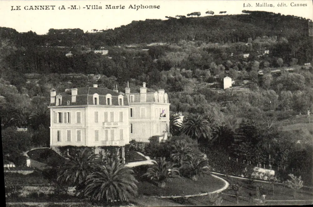 Le Cannet (A-M) - Villa Marie Alphonse — Lib. Maillan, édit. Cannes - Frente