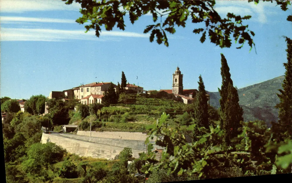 Castellar — aldeia característica da região de Menton — Impressora Carlo Monte Paradiso - Frente