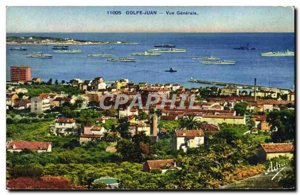 Golfe-Juan — Vista Geral — Edições Adila, n° 11005 - Frente