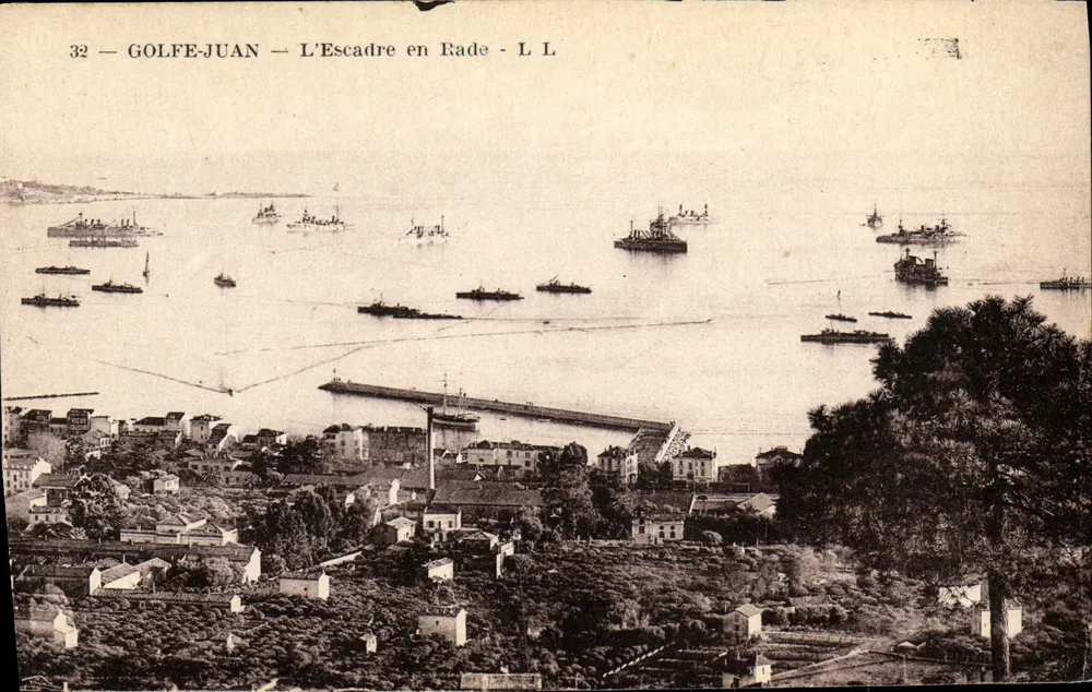 Golfe-Juan — Flota w portowym zatoku — L L - Awers
