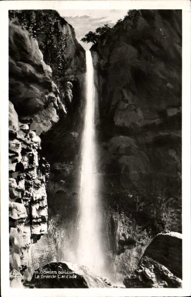 Gorges du Loup — A Grande Cascata — C.A.P. n°18 - Frente