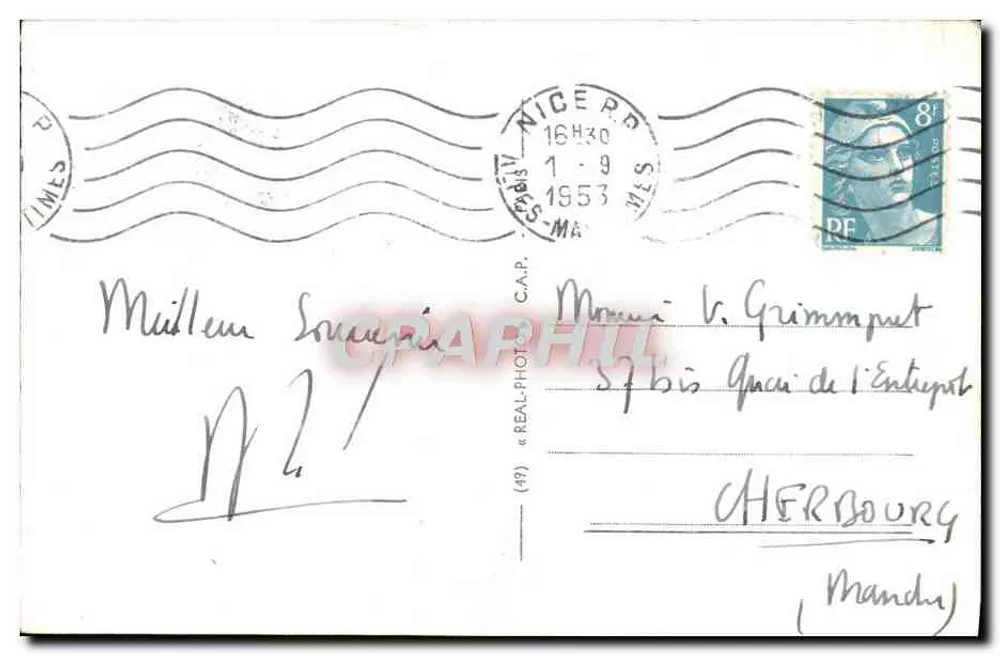 Gorges du Loup — A Grande Cascata — C.A.P. n°18 - Verso