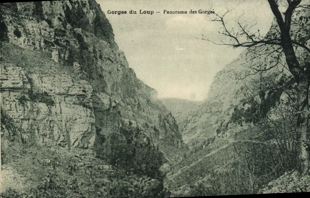 Gorges do Lobo — Panorama das Gorges — Ed. Cornière, Tain-l'Hermitage - Frente