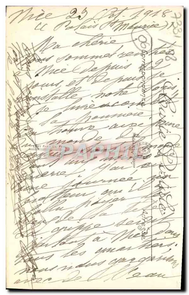 Die Gorges du Loup — Viadukt über den Torrent — Verlag: L. L. (L. L. L. ?) — Nr. 2 - Rückseite