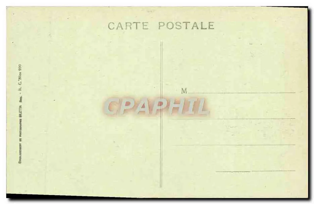 Gorges du Loup — Excursão às Gorges du Loup — Editor Giletta, n° 3609 - Verso